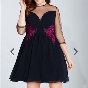 Little black dress for a formal evening out